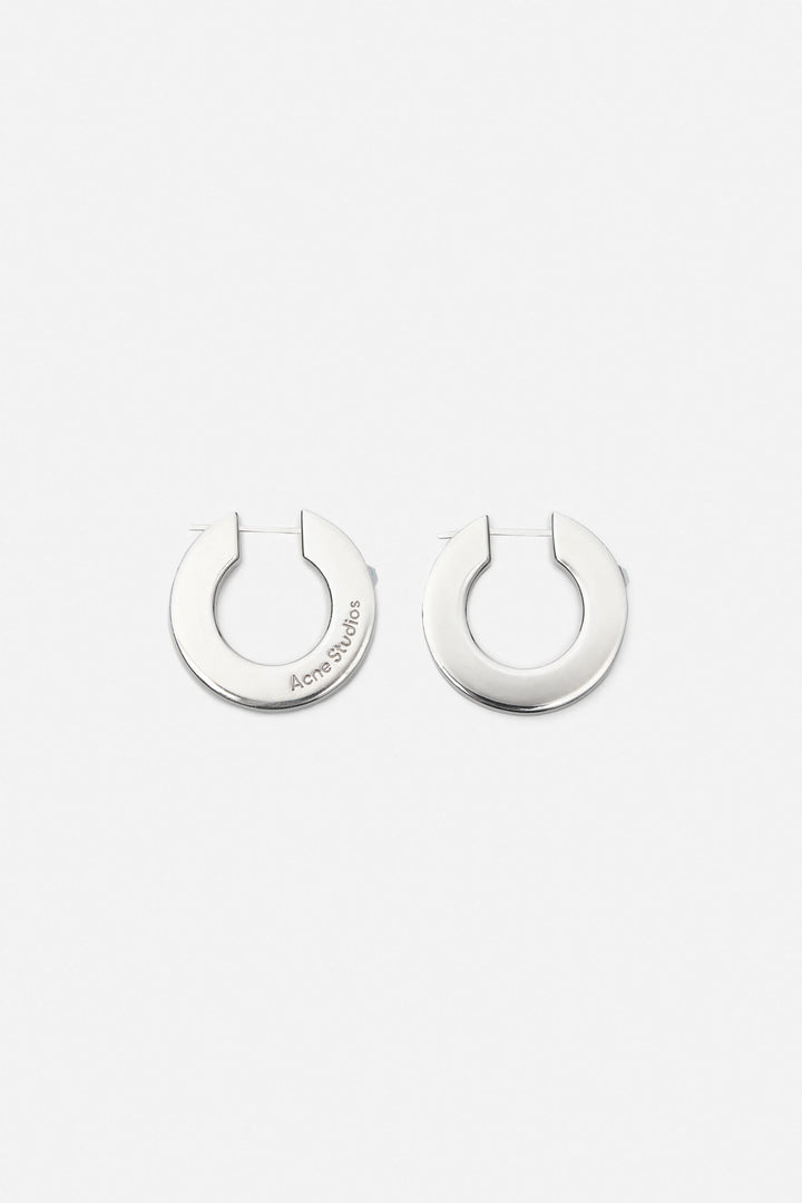 Crystal hoop earrings