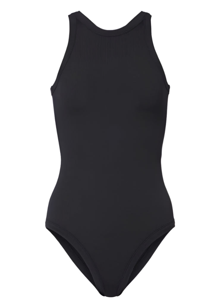 Curved rib swimsuit