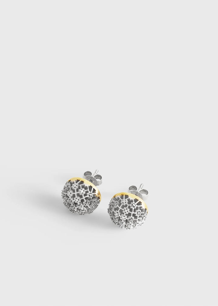 DIAMOND LACE STUDS
