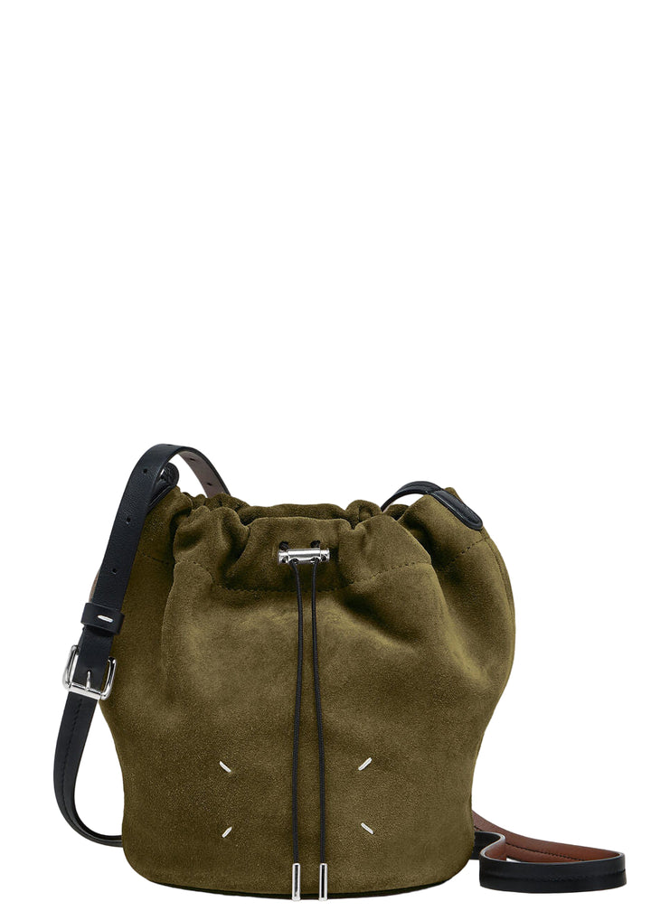 Drawstring Crossbody Bucket