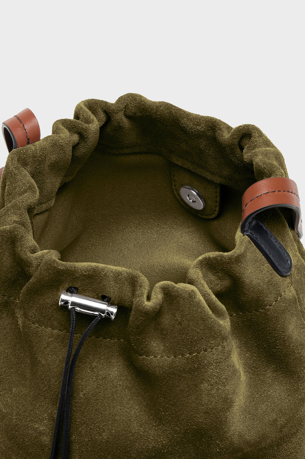 Drawstring Crossbody Bucket