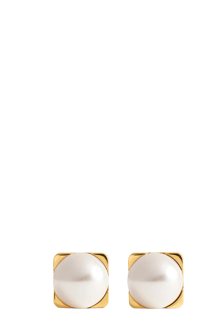 FAUX PEARL STUDS