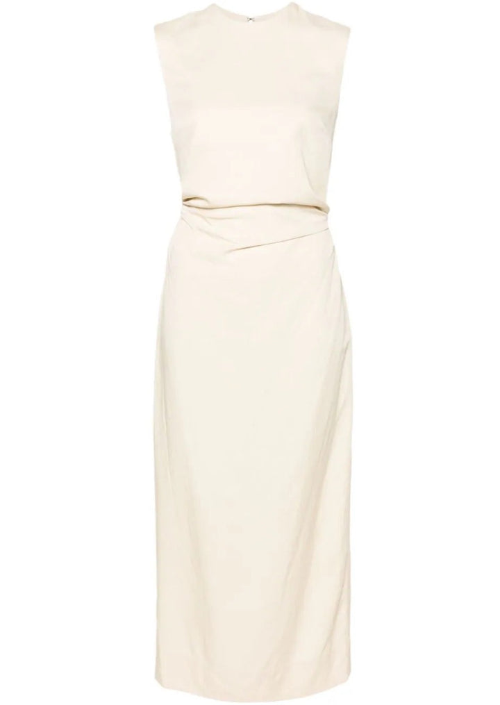 Fluid Tie-Waist Dress