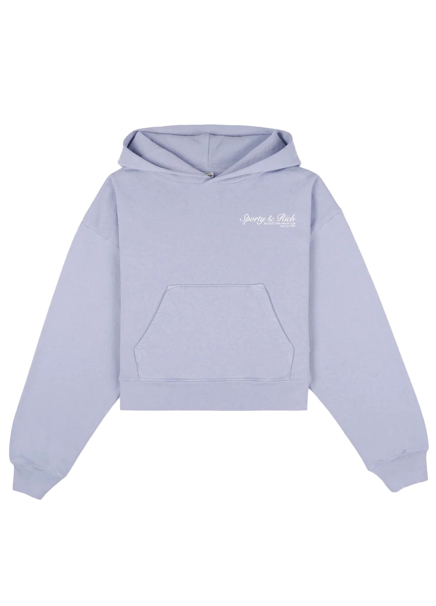French Cropped Hoodie