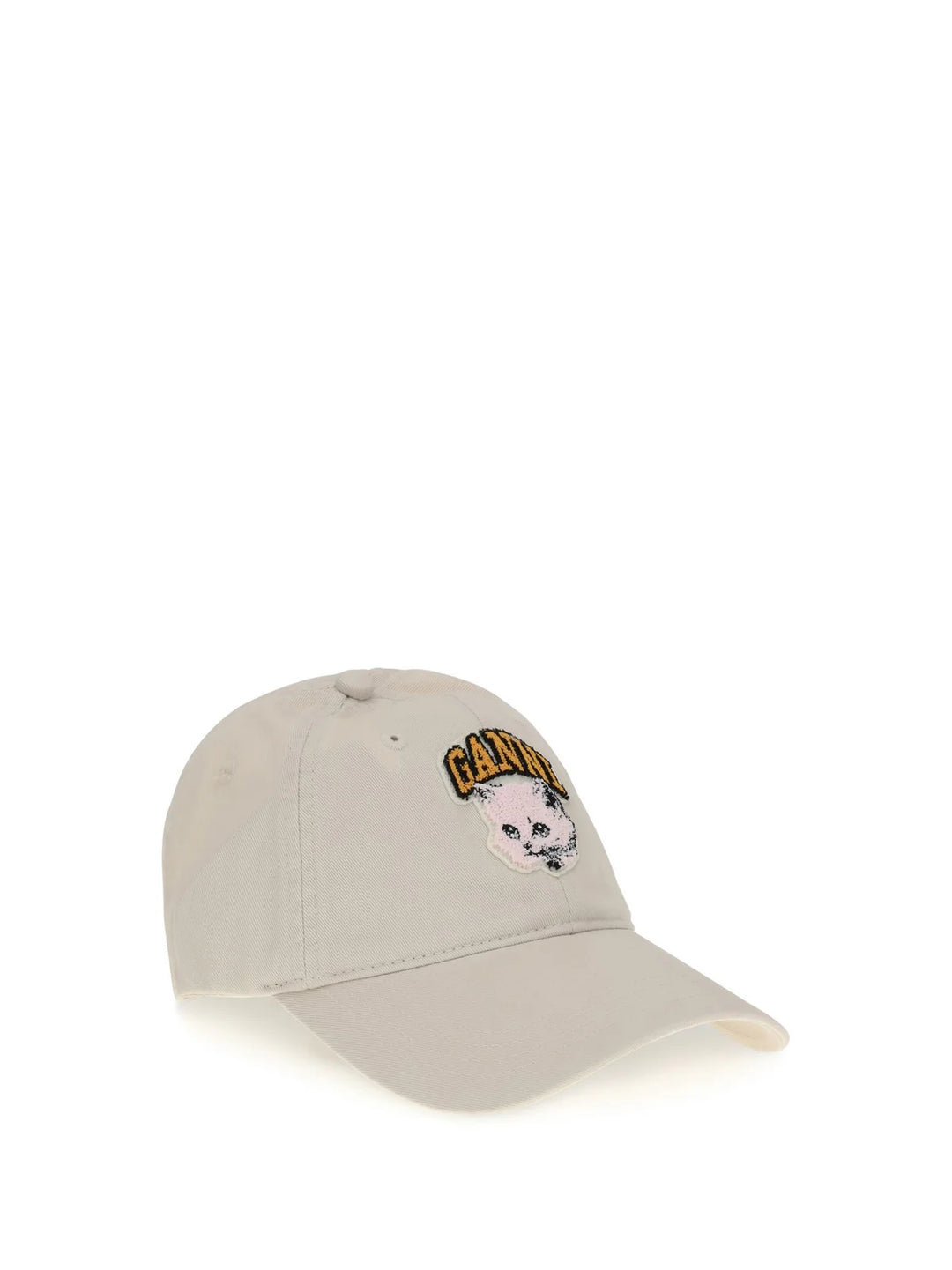 Washed Cotton Canvas Cat Cap Egret