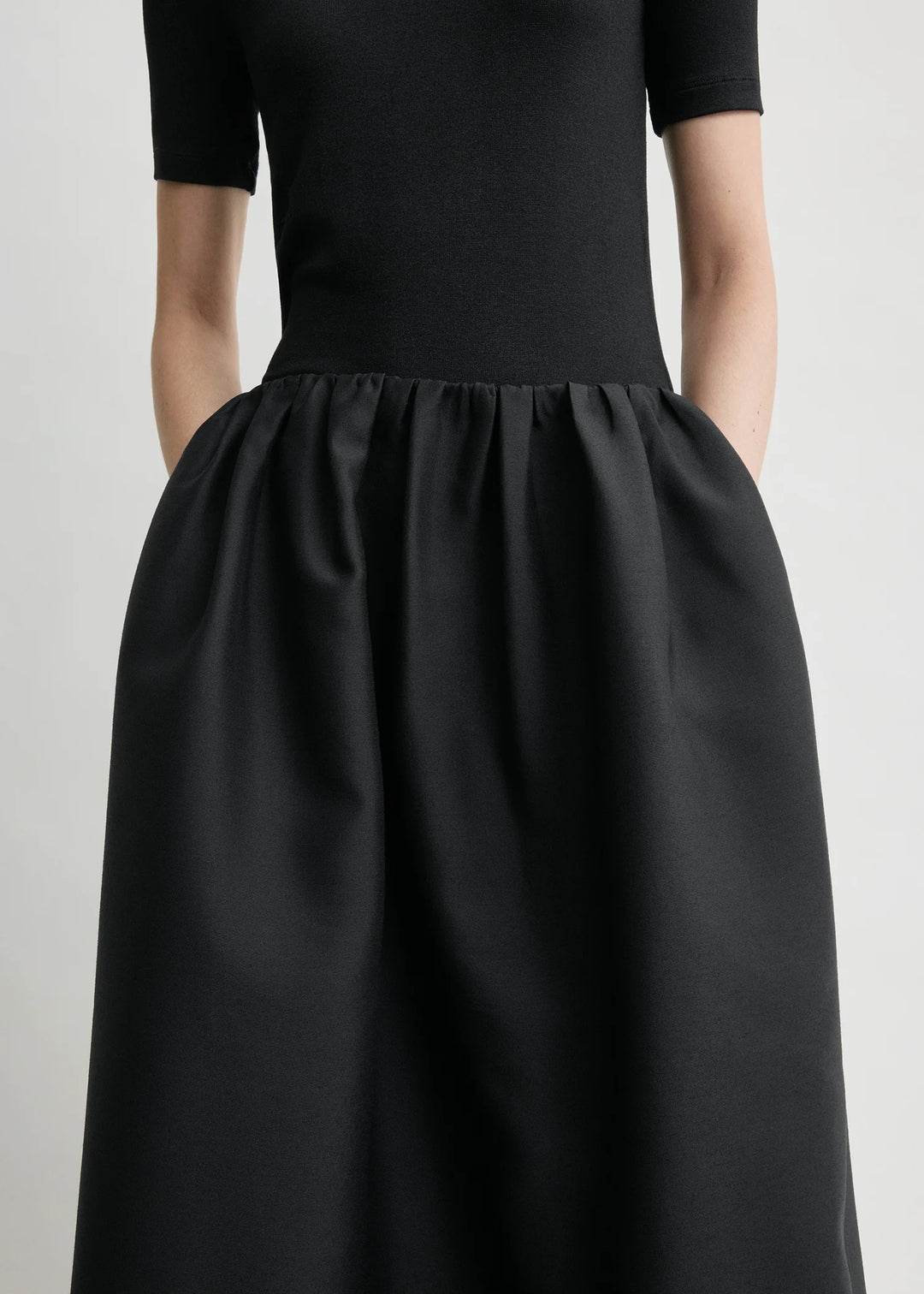 Gathered evening skirt
