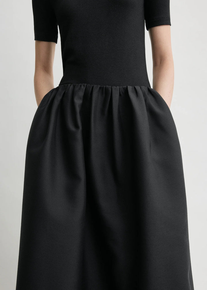 Gathered evening skirt