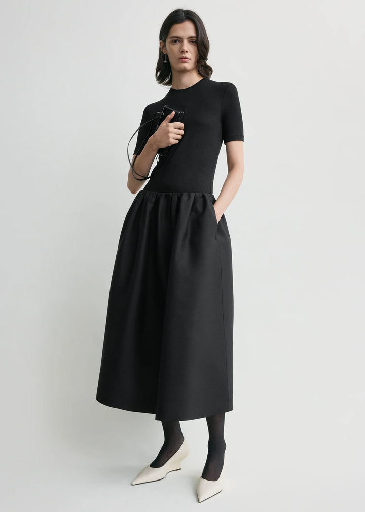 Gathered evening skirt