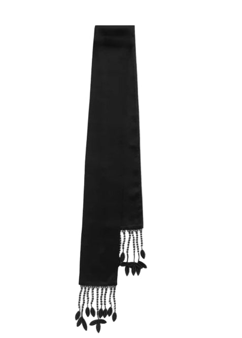 Guipure lace tuxedo scarf