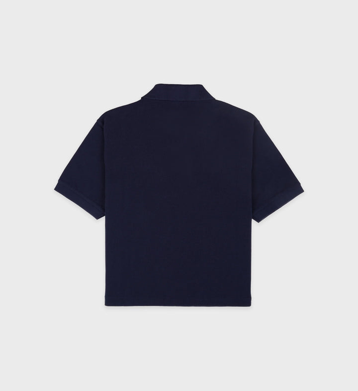 H&W Crest Pique Polo