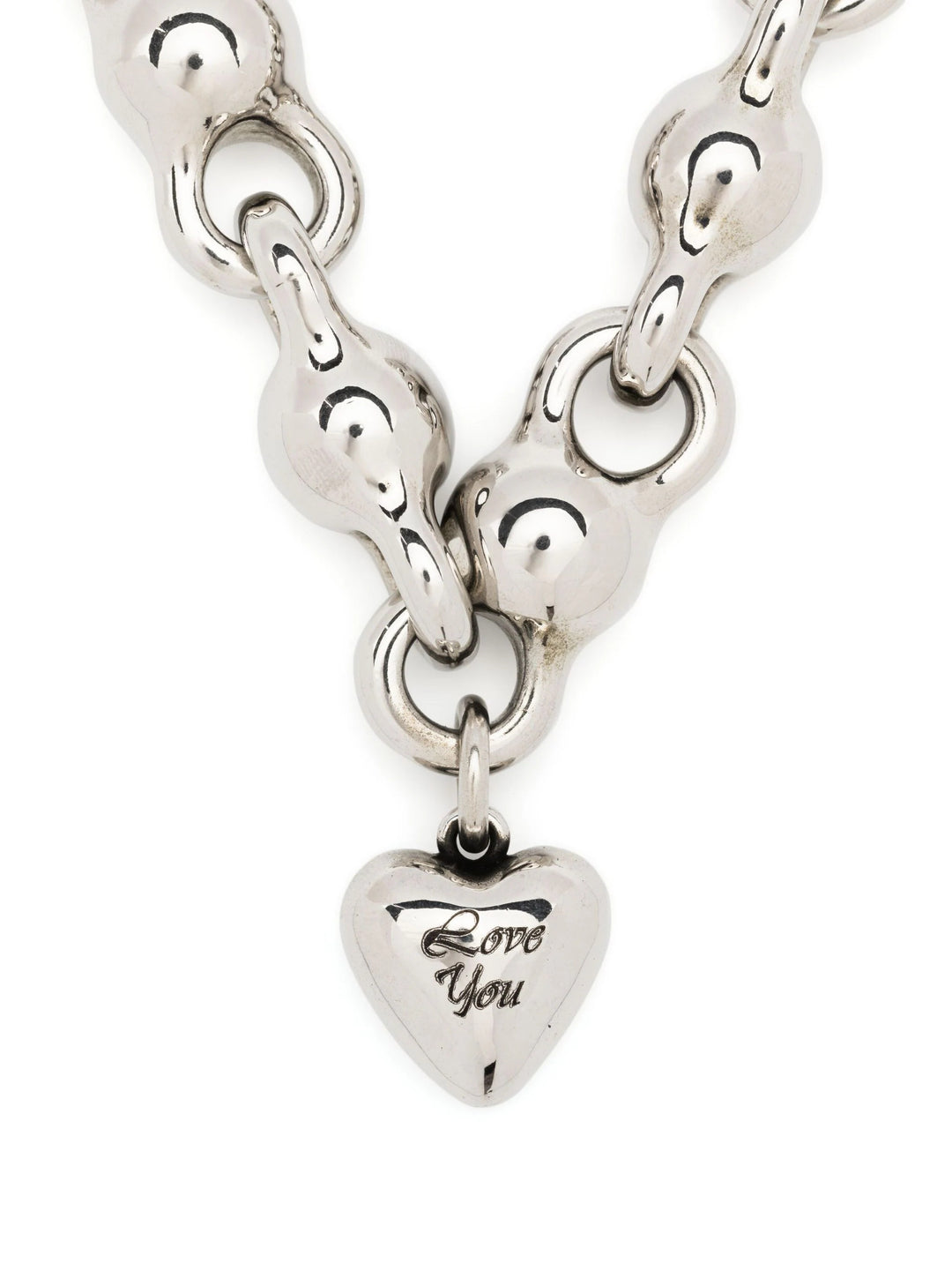 Heart charm necklace