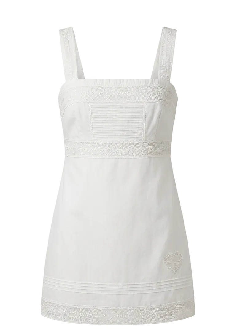 Mini Lace Slip Dress