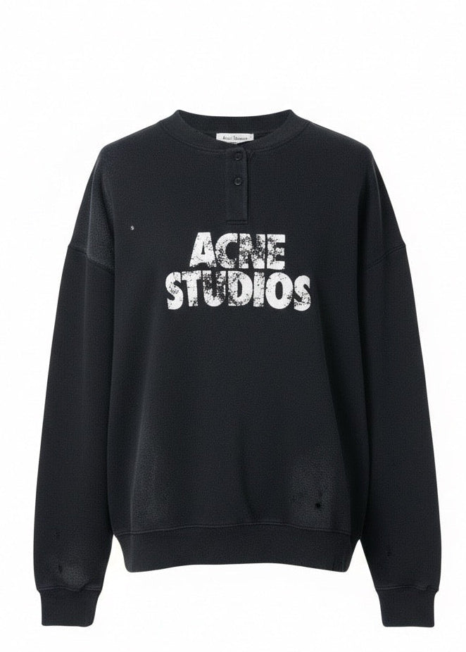 Distressed Logo Sweatshirt