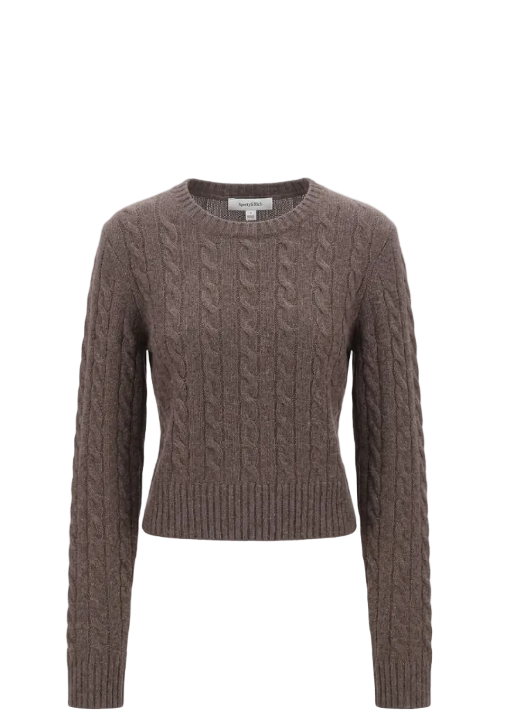 Jala SRC Cable Cropped Sweater
