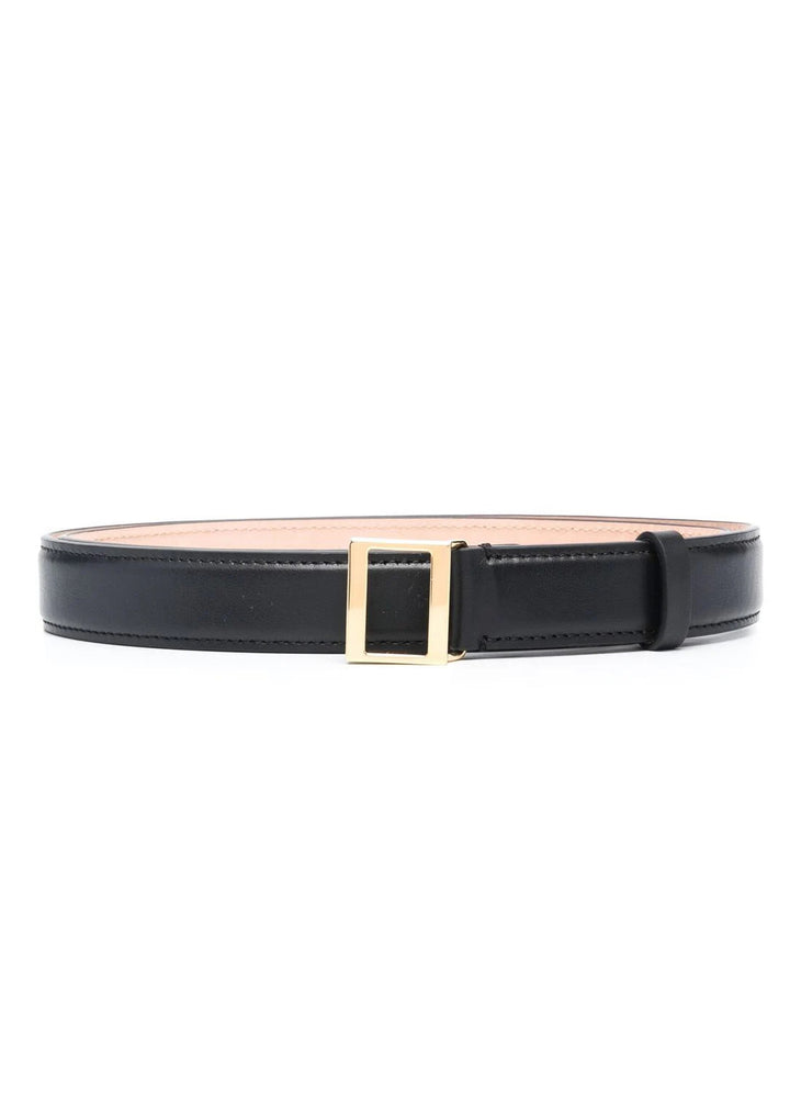 Leather buckle belt