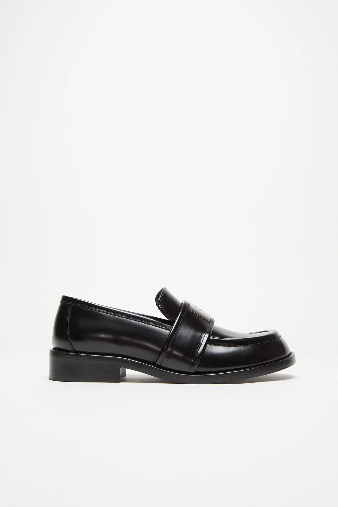 Leather loafers