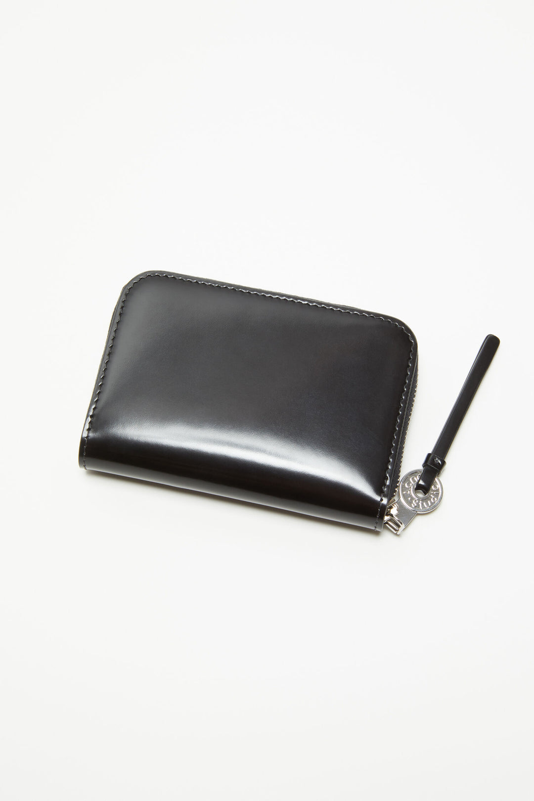 Leather zip wallet