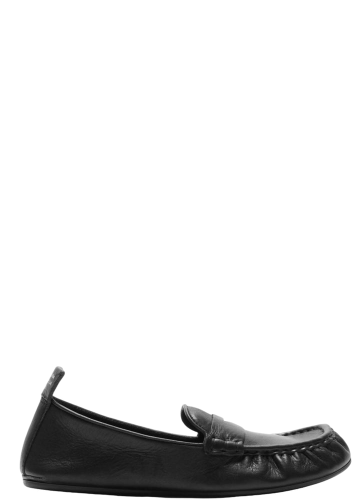 Leather loafers