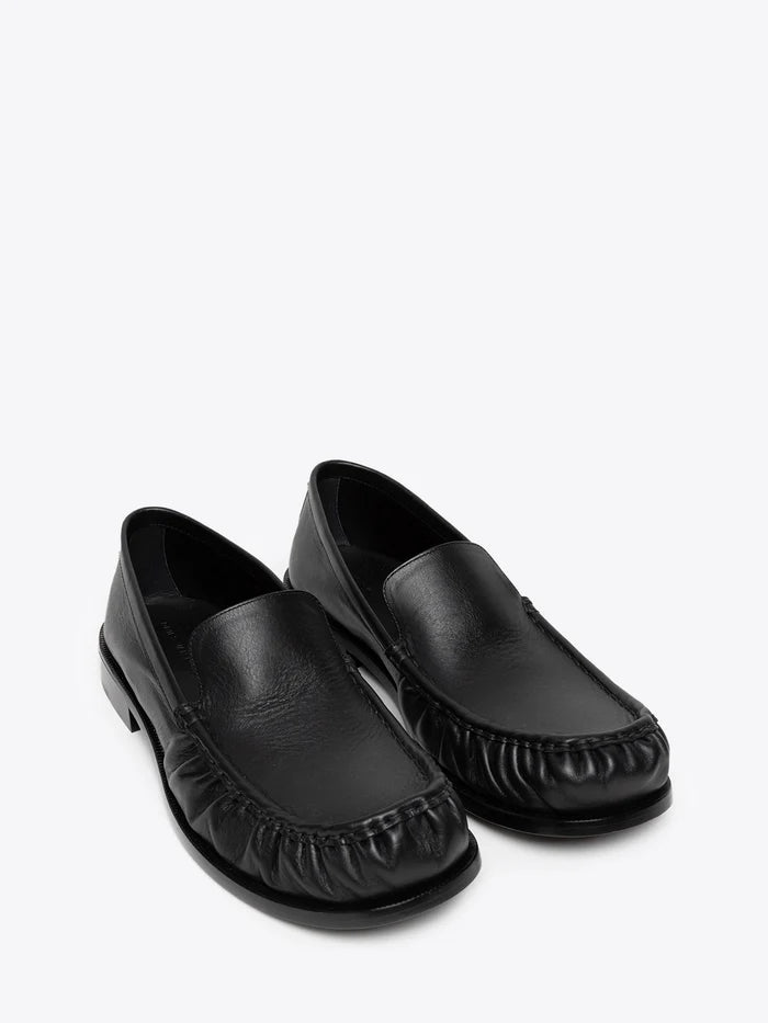 Leather loafers