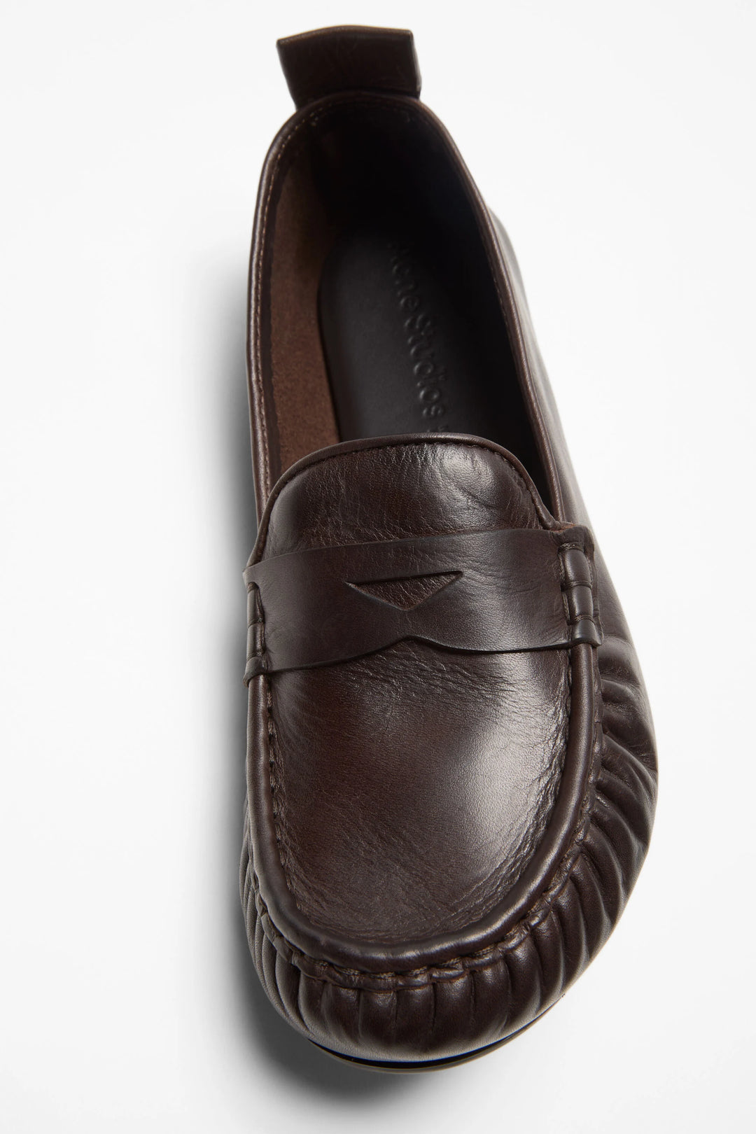 Leather loafers