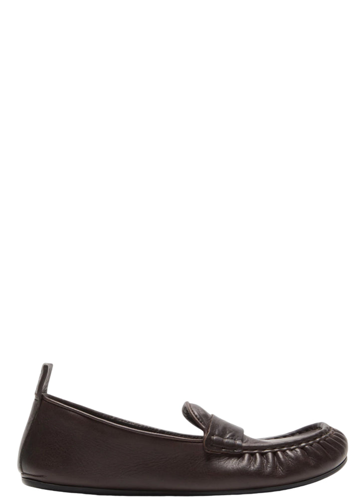 Leather loafers