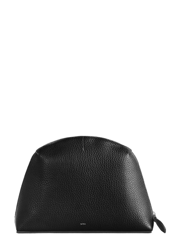MEDIUM grained leather pouch