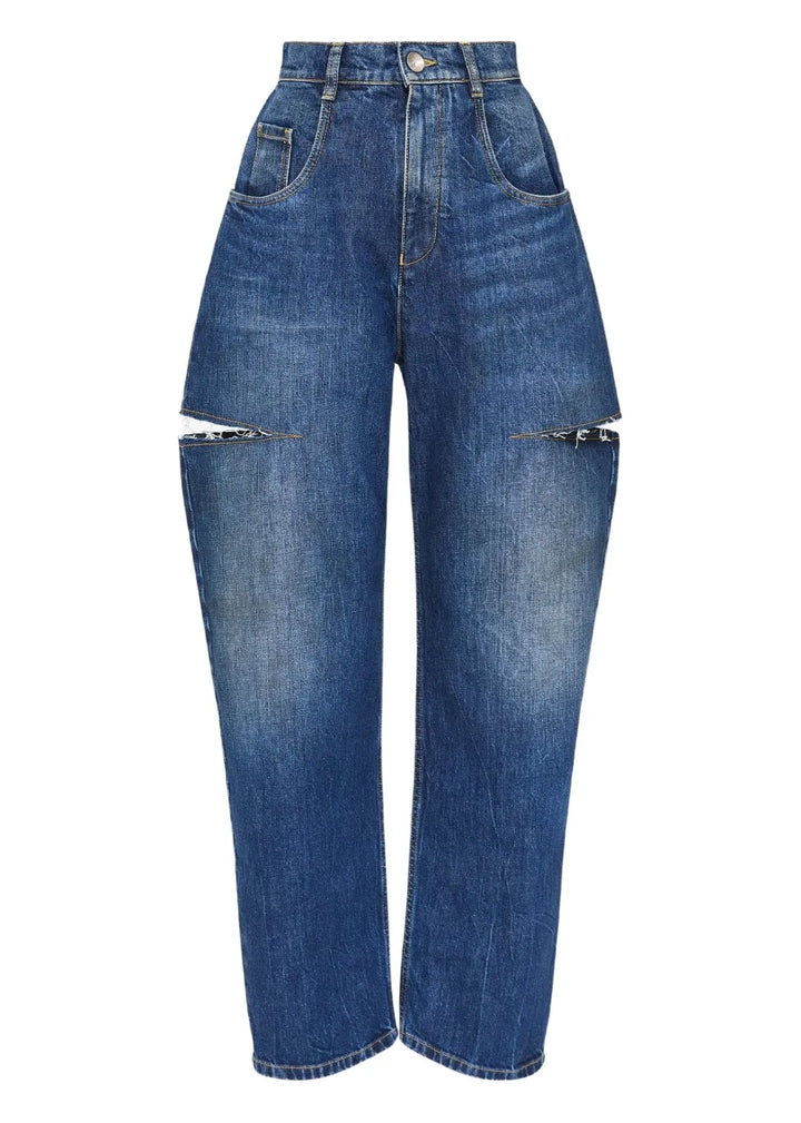 Cut-Out Jeans