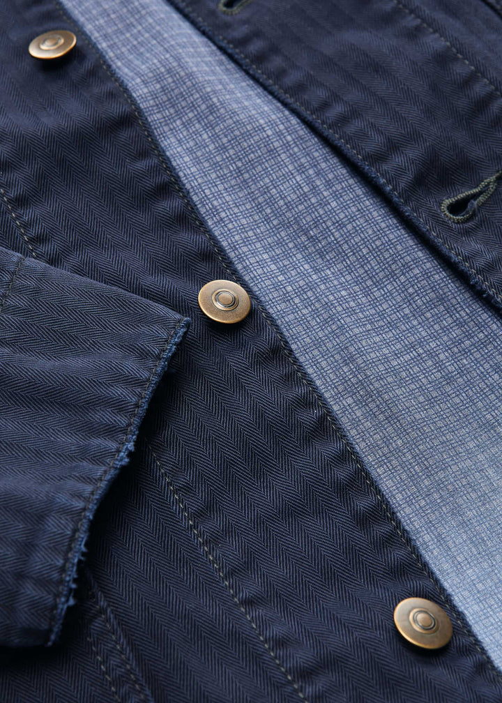 Herringbone workwear jacket