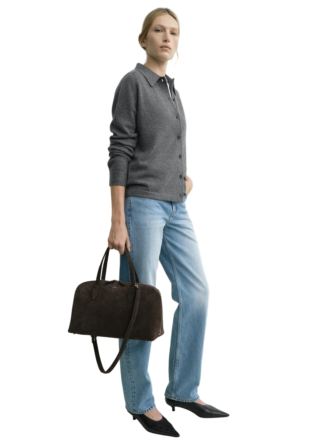 MEDIUM SUEDE DAY TOTE