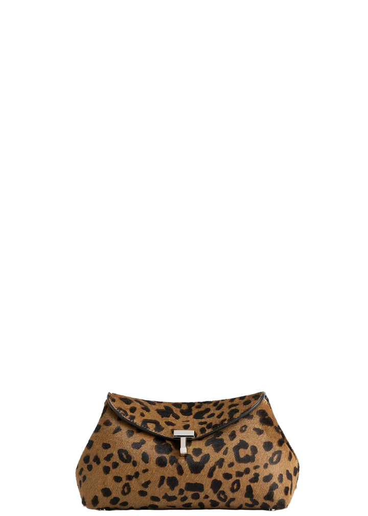 Mini T-Lock pony hair clutch