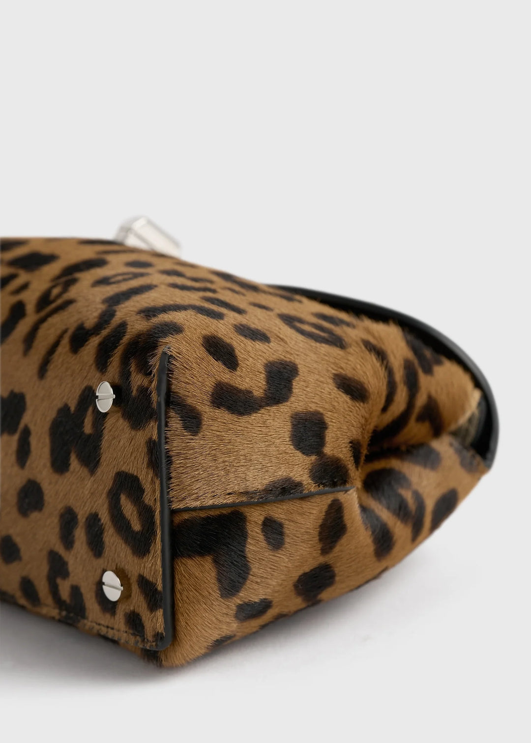 Mini T-Lock pony hair clutch