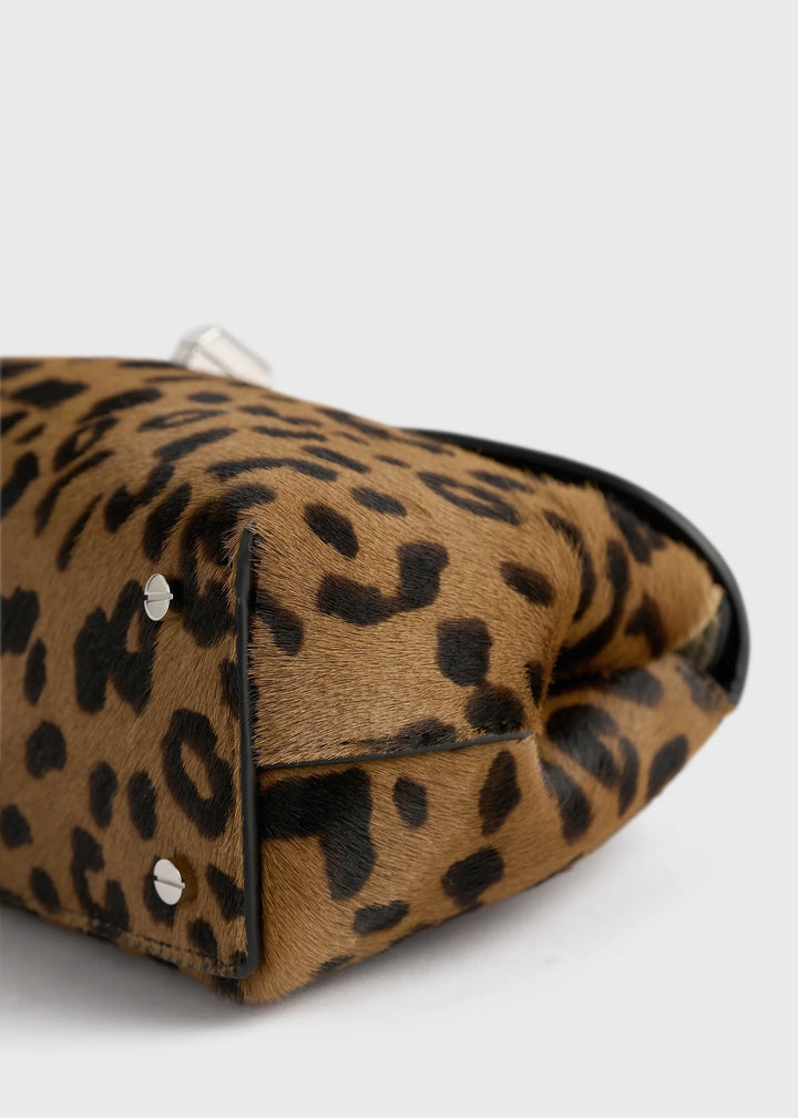 Mini T-Lock pony hair clutch