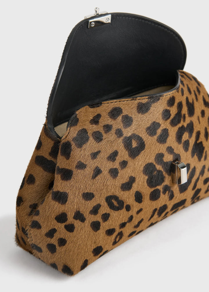 Mini T-Lock pony hair clutch