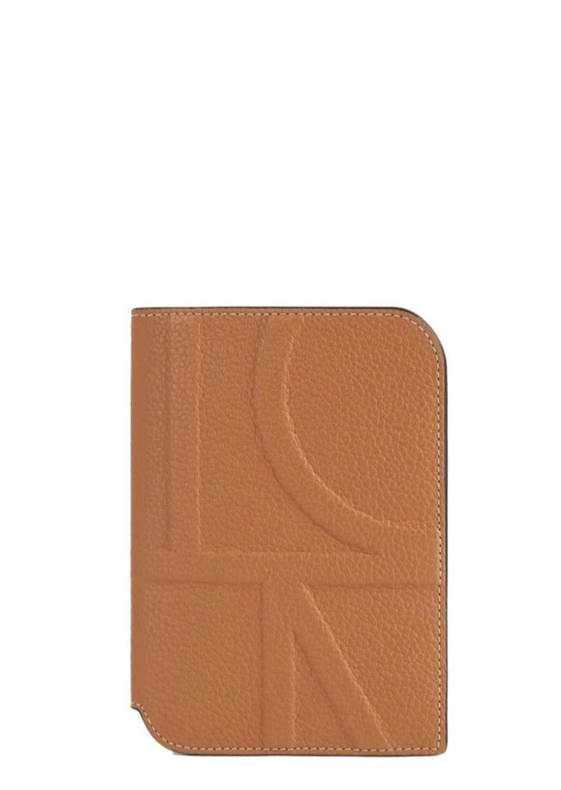 Monogram Leather Passport Holder