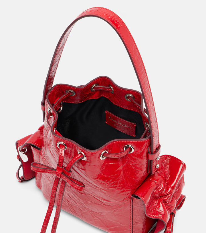 Multipocket Mini Bucket Crinkled