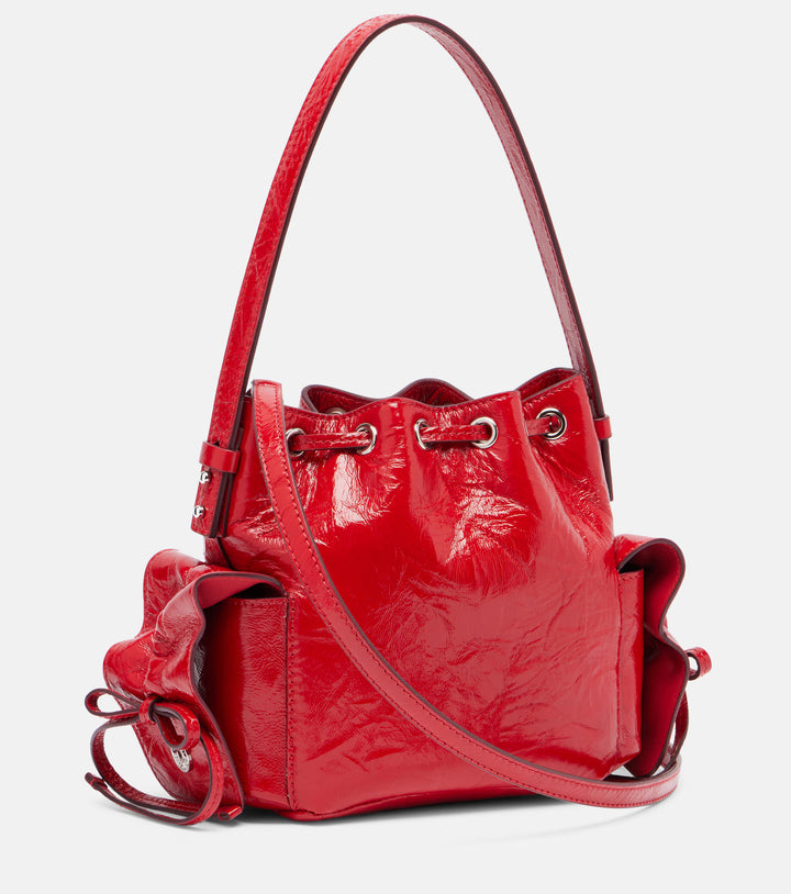 Multipocket Mini Bucket Crinkled