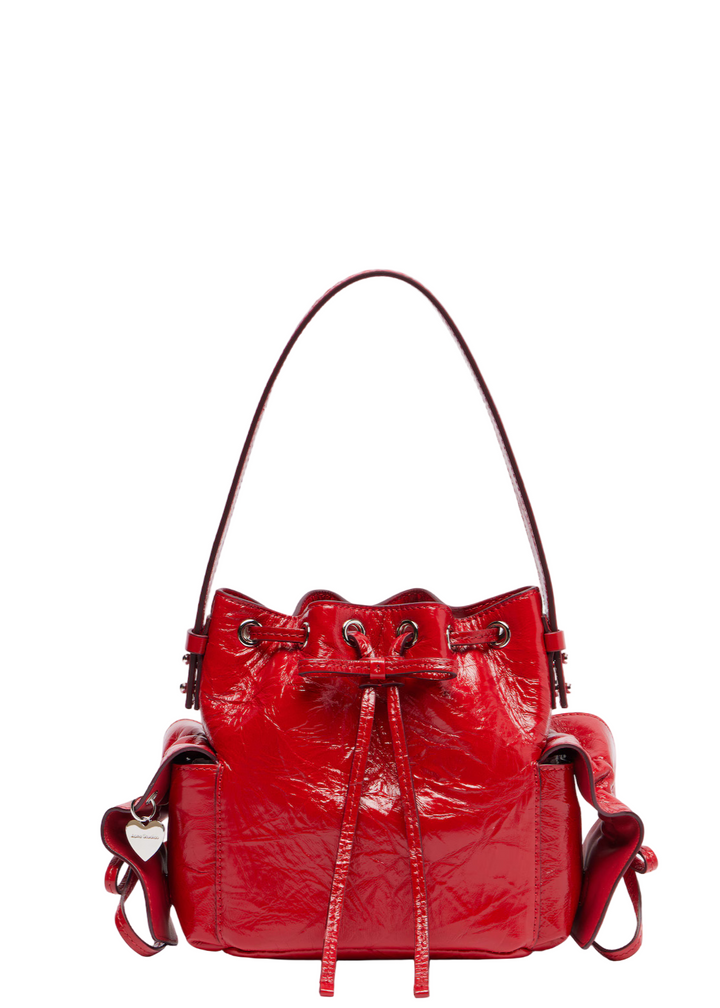 Multipocket Mini Bucket Crinkled