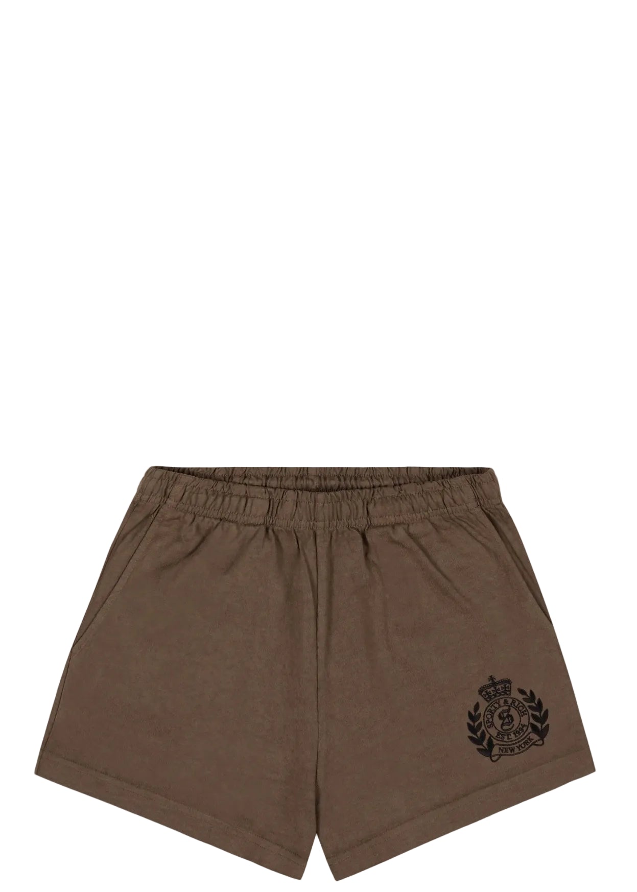 NY Crest Embroidered Disco Short