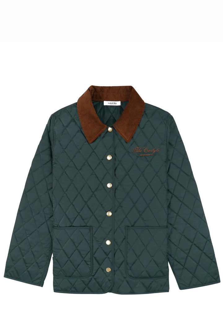 The Carlyle Script  Quilted JaCKET