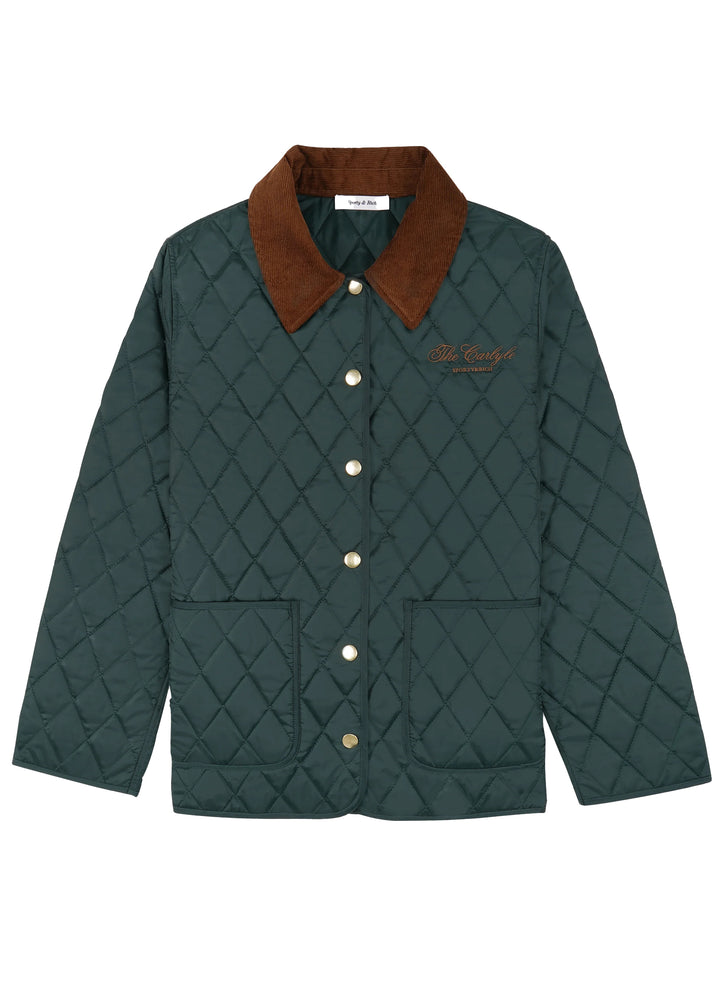 The Carlyle Script  Quilted JaCKET