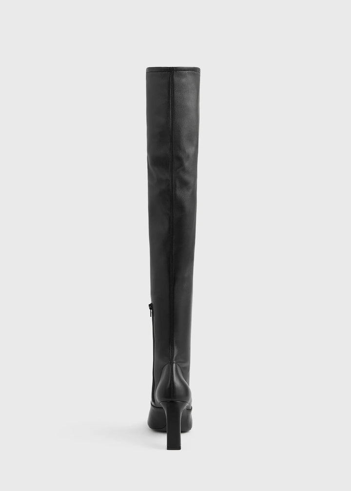 Nappa over-the-knee boots