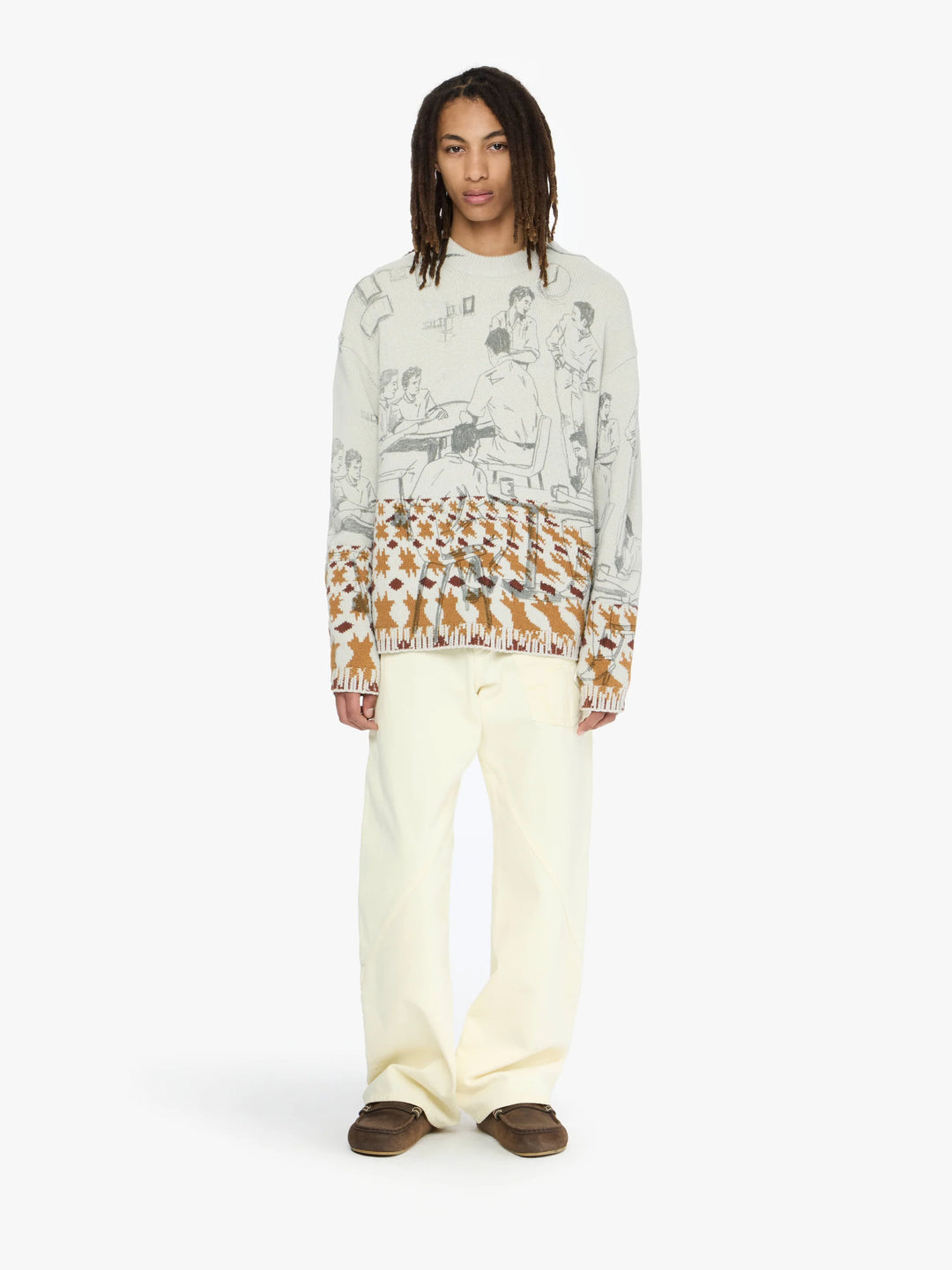 PRINT JACQUARD JUMPER