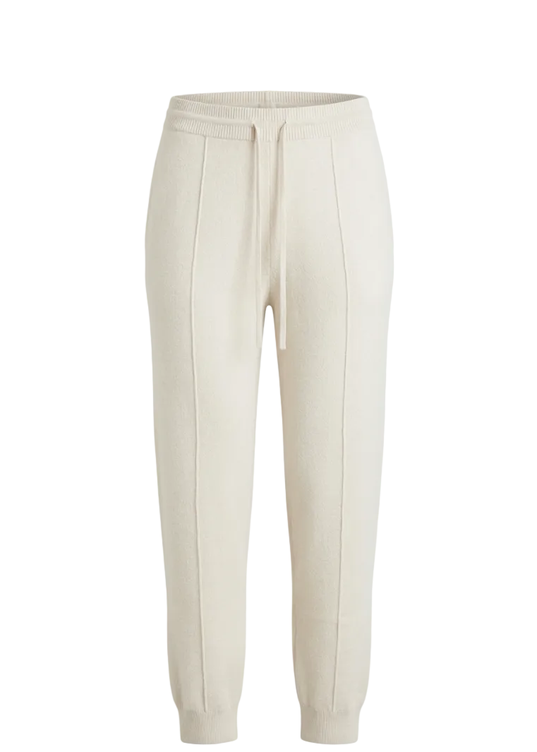 Pintucked sweatpants|toteme|knitwear