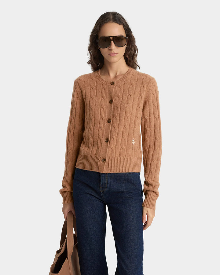 SRC Cableknit Cashmere Cardigan