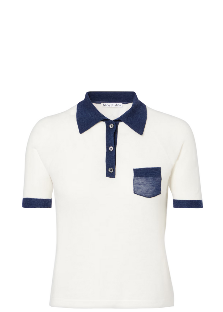 Short sleeve v-neck Knit