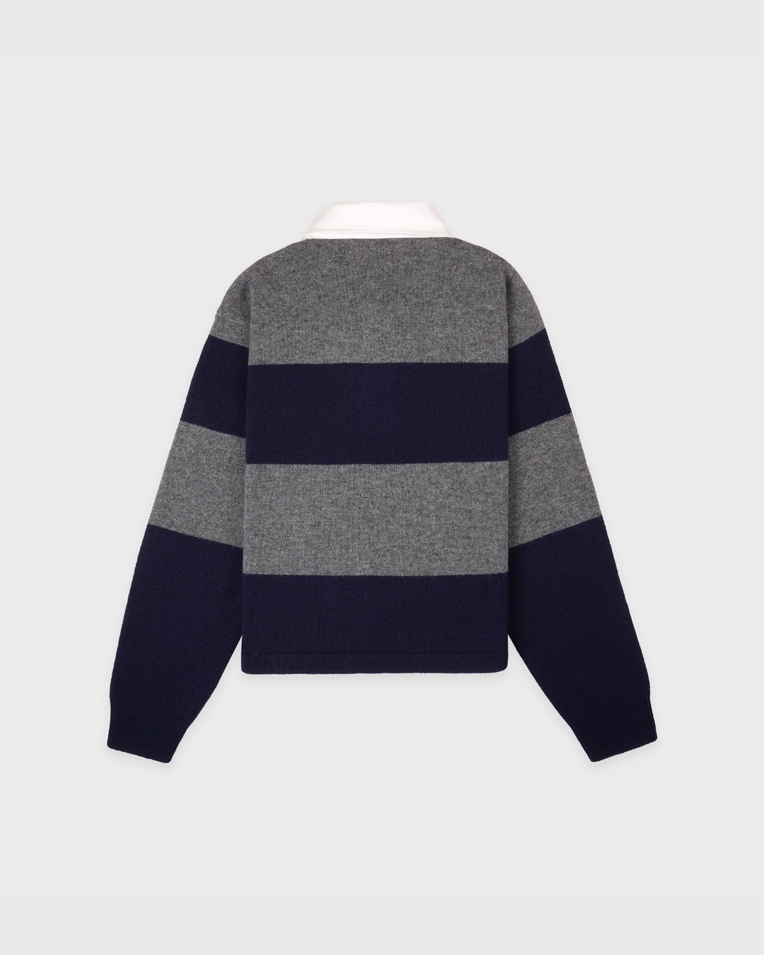 Serif Logo Cashmere Rugby Polo