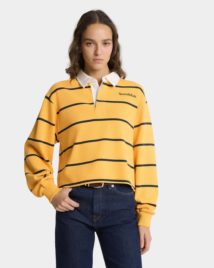 Serif Logo Rugby Polo