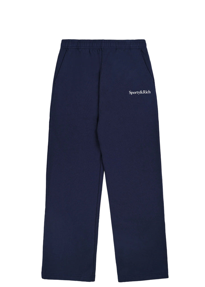 Serif Logo Wide Sweatpant
