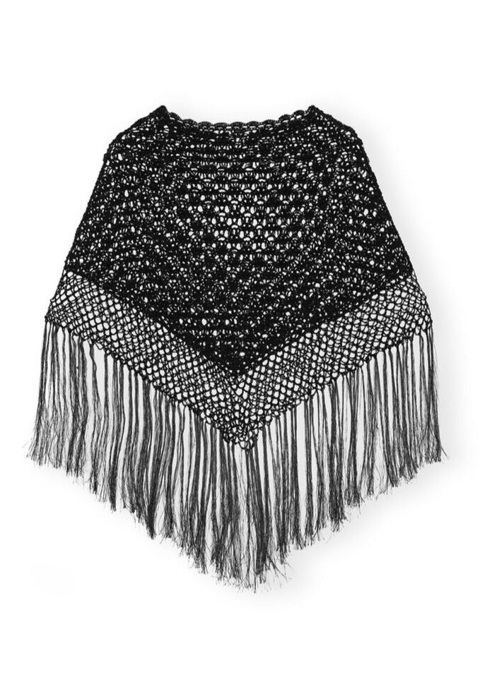 Sheer Lace Poncho