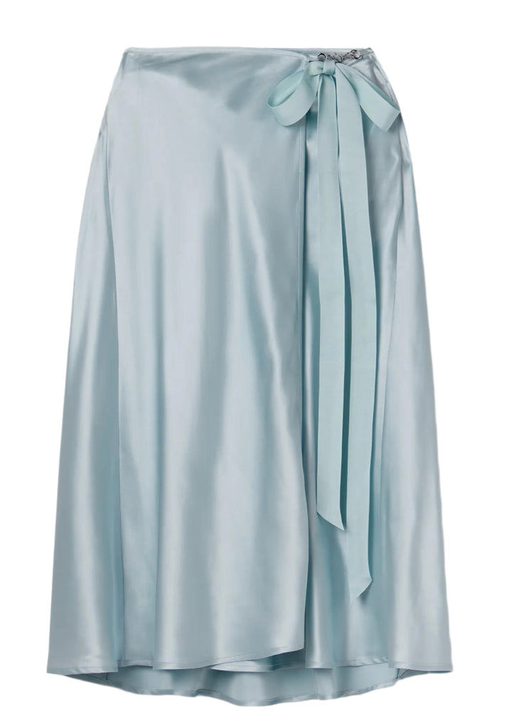 Silk wrap skirt